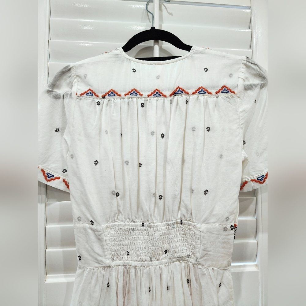Free People Real Romance Embroidered Dress Top - Picture 5 of 6
